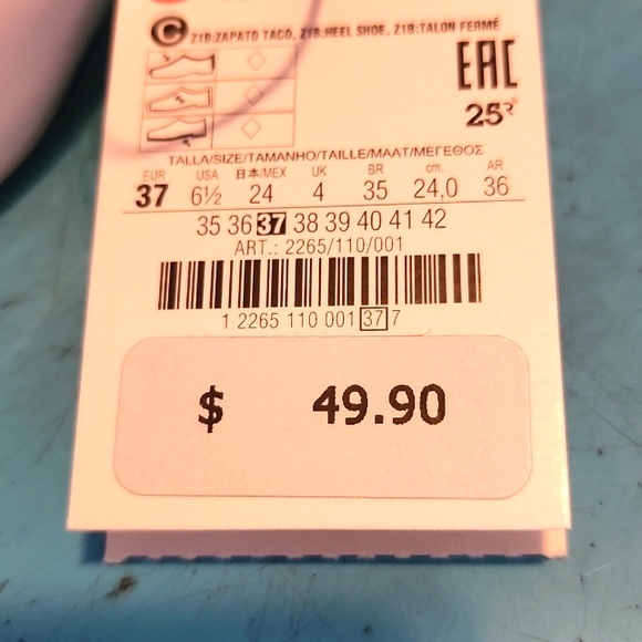 NWT White Zara Kitten Heel Sling Back Heels Size 6.5 - Picture 5 of 5